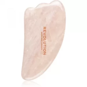 Image of Revolution Skincare Gua Sha Rose Quartz Massage Tool for Face
