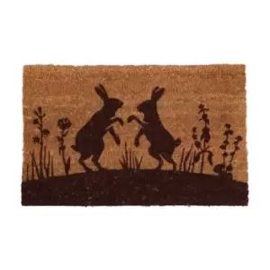 Image of Premier Housewares Natrual Coir Doormat - Hare