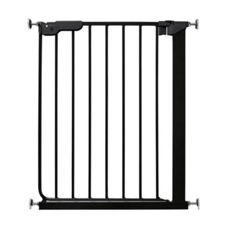 Image of Bettacare Super Narrow Pet Gate, Black, 60.5Cm - 66.5Cm, Extra Narrow Dog Gate, Safety Barrier For Puppies And Pets