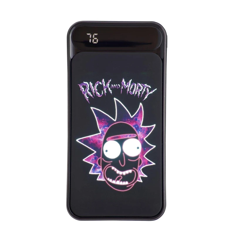 Image of Rick and Morty 10,000mAh Powerbank Black unisex One Size