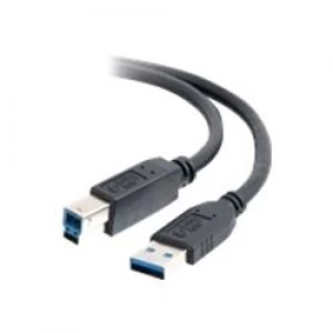 Image of C2G CablesToGo 2m USB 3.0 AM-BM CBL BLK