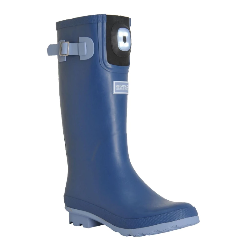 Image of Regatta Fairweather Shine Wellington - Blue Blue 6.5