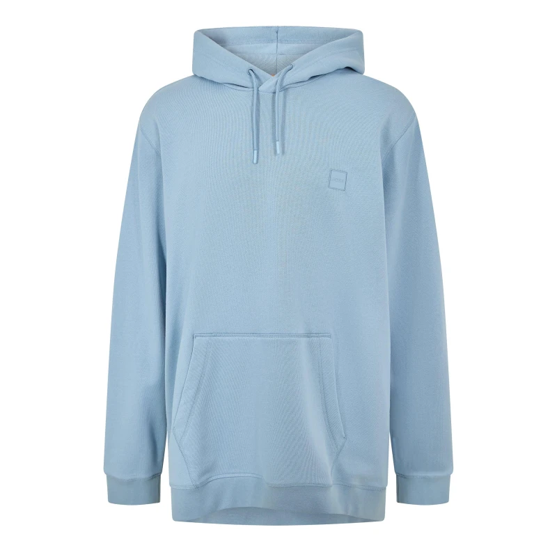 Image of Boss Mens Wetalk Hoodie, Premium Comfort and Style Pastel Blue male 3XL