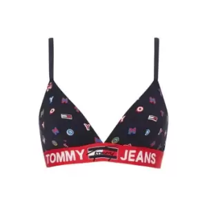 Image of Tommy Bodywear Leopard Triangle Bralette - Multi