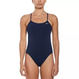Image of Nike Cut Out Swimsuit Womens - Blue