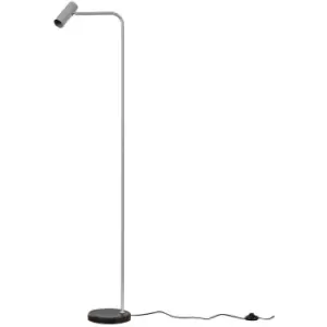 Image of Minisun - Cool Grey Marble Base Floor Lamp - No Bulb