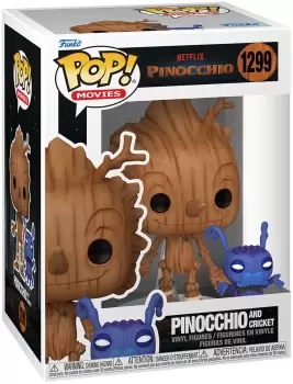 Image of Pinocchio Pinocchio and Cricket vinyl figurine no. 1299 Funko Pop! multicolor