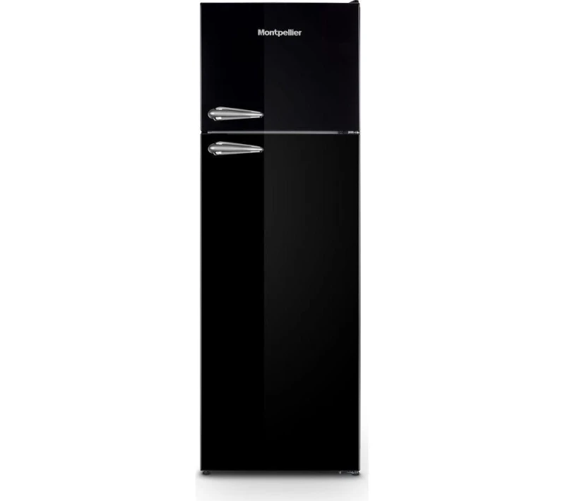 Image of Montpellier Retro MAB346EK 80/20 Fridge Freezer - Black 5060617984488