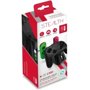 Image of Stealth SW-C100 Dual Charging Station for Nintendo Switch