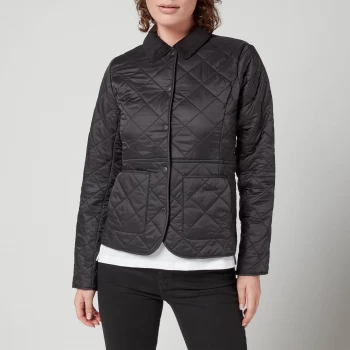 Image of Barbour Womens Deveron Polar Quilted Jacket - Black - UK 14