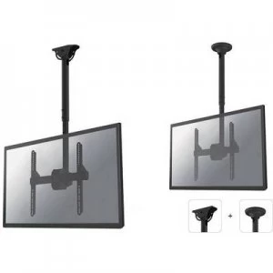 Image of NewStar NM-C440BLACK TV ceiling mount 81,3cm (32) - 152,4cm (60) Swivelling/tiltable
