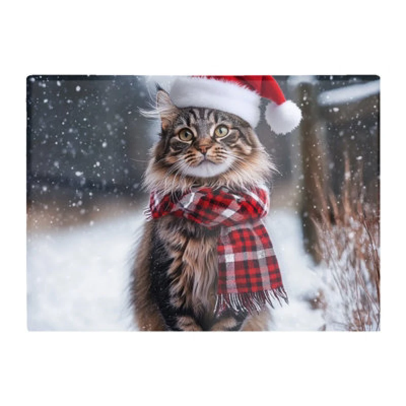 Image of Warren Reed Designer Christmas Siberian Glass Chopping Board