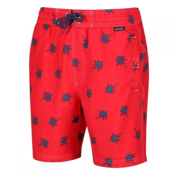 Image of Regatta Hadden II Swimming Shorts - True Red