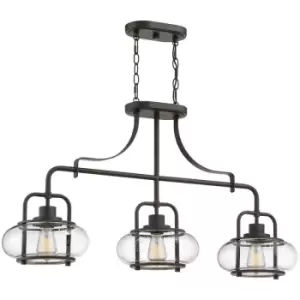 Image of Elstead Quoizel Trilogy Bar Pendant Ceiling Light Olde Bronze