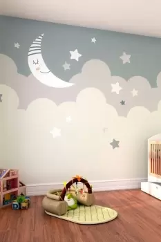 Image of Nighttime Children's Sky Wall Mural