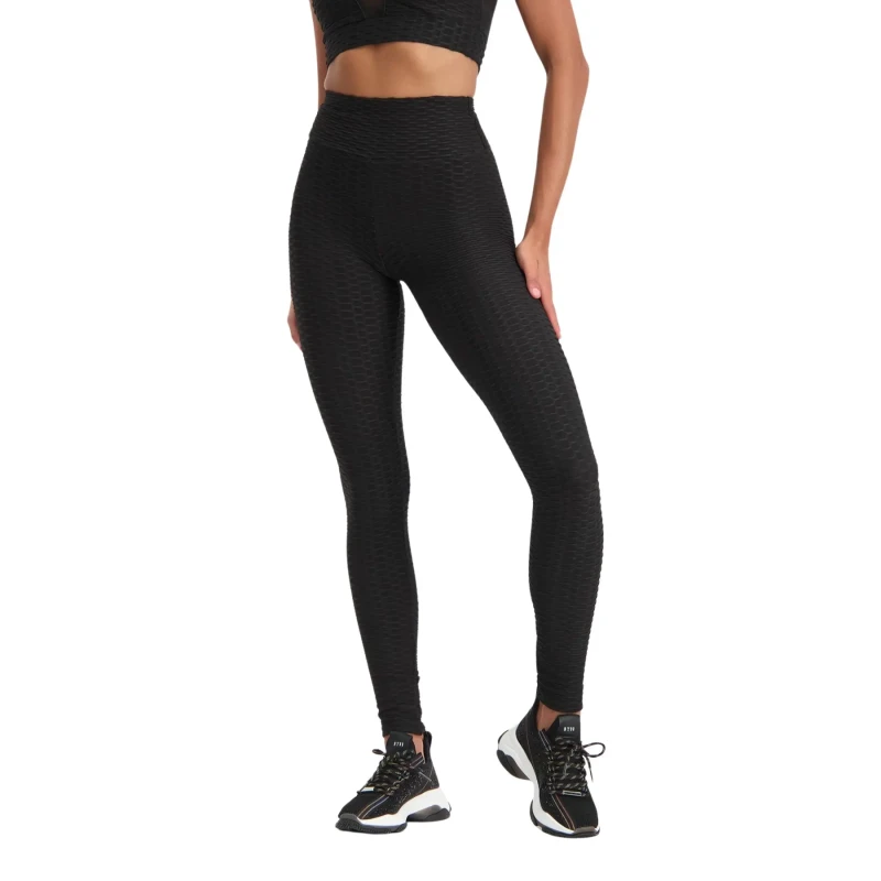 Image of Steve Madden Womens crumpled leggings Steve Madden Maximize Noir Female L