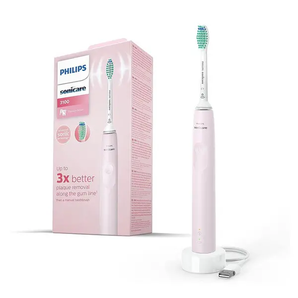 Image of Philips Sonicare Series 3100 HX3671/11 Rose Tint Electric Toothbrush