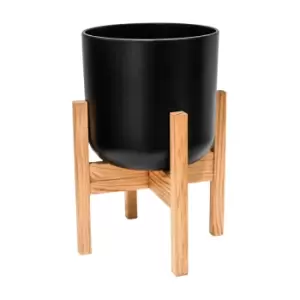 Image of Ivyline Lisbon Pot & Stand Anthracite