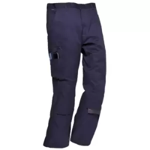 Image of Portwest Bradford S891 Trousers Navy Blue 28" 31"