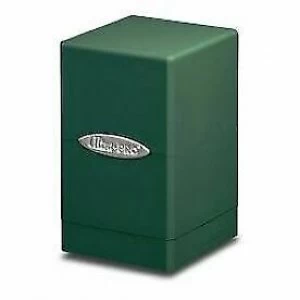 Image of Ultra Pro Green Satin Tower Deck Box