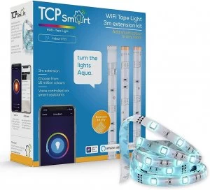 Image of TCP Smart WiFi LED Tape Light RGB 3M Extension Kit