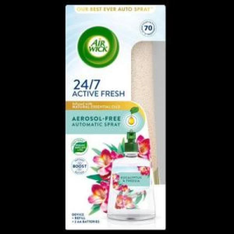 Image of Air Wick Active Fresh Automatic Air Freshener Eucalyptus and Freesia - CTST3247124
