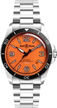 Image of Bell & Ross Watch Vintage BR V2 Orange Bracelet Limited Edition