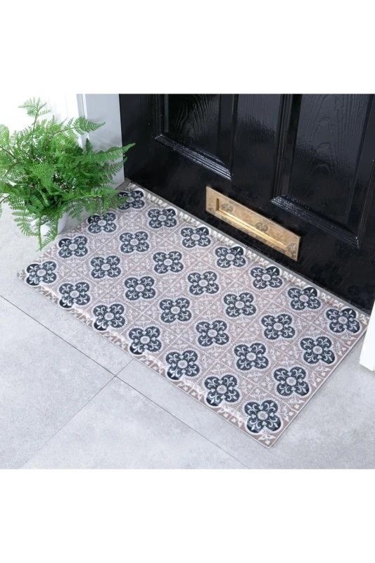 Image of Native Natural Beige Mosaic Doormat (70 X 40Cm)