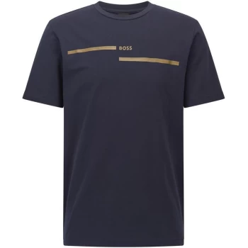 Image of Boss Boss Tee 4 T-Shirt Mens - Blue