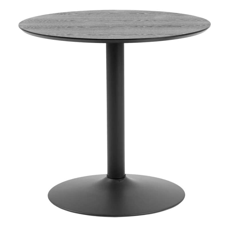 Image of Furniture To Go Ibiza Small Round Cafe Table in Black Unisex