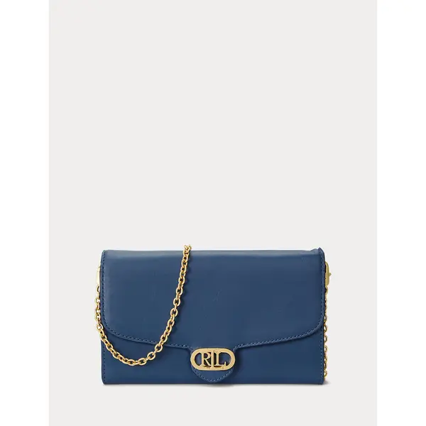 Image of Adair Crossbody Clutch Bag in Leather