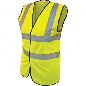 Image of Scan Hi Vis Waistcoat Yellow M