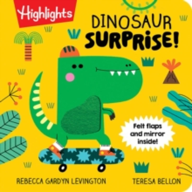 Image of Dinosaur Surprise! : Dino Book with Peekaboo Flaps and Mirror, Pop-Up Dinosaur Board Book for Babies and Toddlers to Laugh, Play and Build Fine Motor