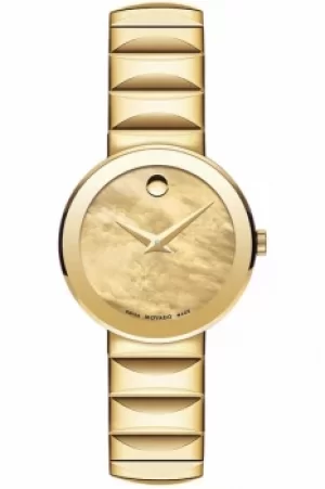 Image of Ladies Movado Sapphire Watch 0607049