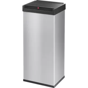 Image of Hailo BIG-BOX SWING swing lid waste box, capacity 52 l, container silver