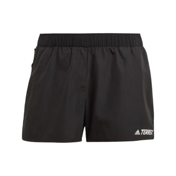 Image of adidas Terrex Primeblue Trail Running Shorts Womens - Black