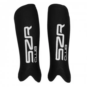 Image of Slazenger Club Hockey Shinguards Adult - Black/White