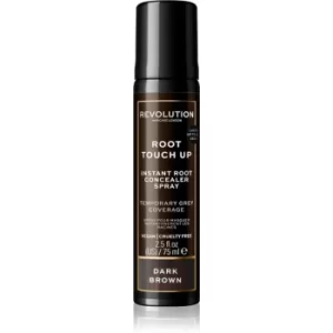 Image of Revolution Haircare Root Touch Up Instant Root Cover Spray Shade Dark Brown 75ml