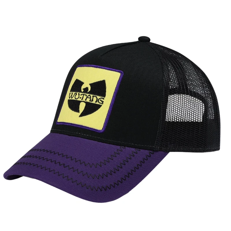 Image of Amplified Womens Wu-Tang Clan Trucker Cap in Black Female One Size