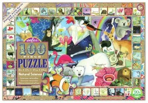 Image of eeBoo Natural Science Puzzle 100 Piece.