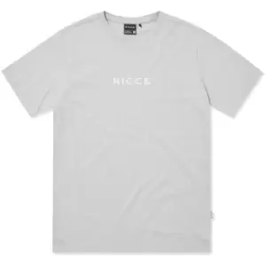 Image of Nicce Centre Large T-Shirt Mens - Grey