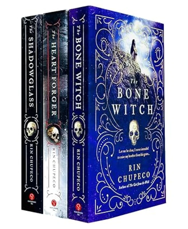 Image of The Bone Witch Series 3 Book Set The Bone Witch The Heart Forger The Shadowglass Rin Chupeco Rin Chupeco Books