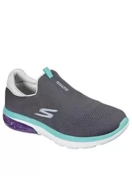 Image of Skechers Go Walk Air 2.0 Plimsolls, Grey, Size 6, Women
