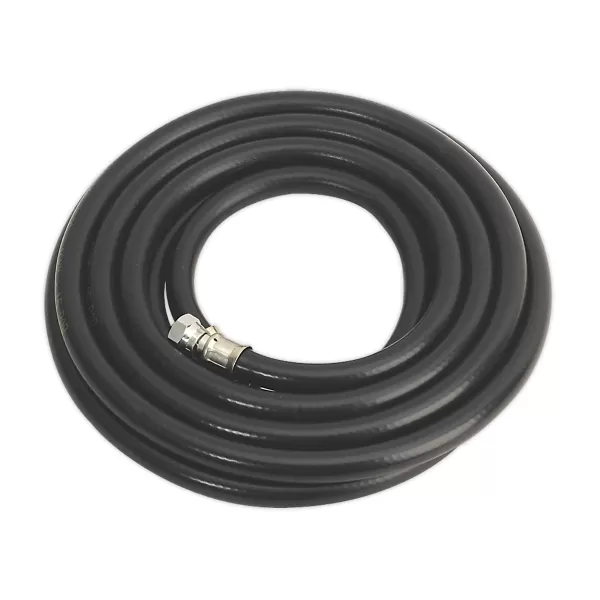 Image of Genuine SEALEY AH5RX/38 Air Hose 5mtr x Ø10mm with 1/4BSP Unions Heavy-Duty