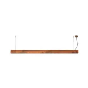 Image of Larissa Karlovo Line Bar Light Aluminium LED - Copper Rusty With Sandy Black