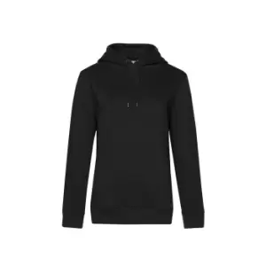 Image of B&C Womens/Ladies Queen Hoodie (M) (Black)