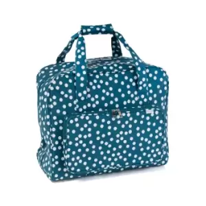 Image of Hobby Gift Spotty Sewing Machine Bag Blue/White