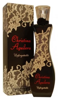 Image of Christina Aguilera Unfogettable Eau de Parfum For Her 75ml