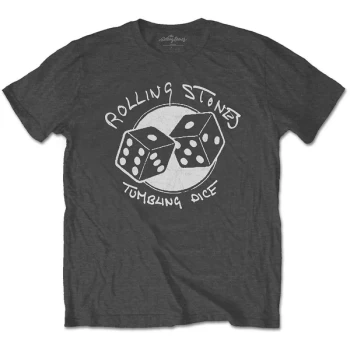 Image of The Rolling Stones - Tumbling Dice Unisex Medium T-Shirt - Grey