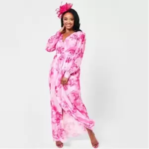 Image of Biba Julien Macdonald Maxi Sleeve Dress - Multi